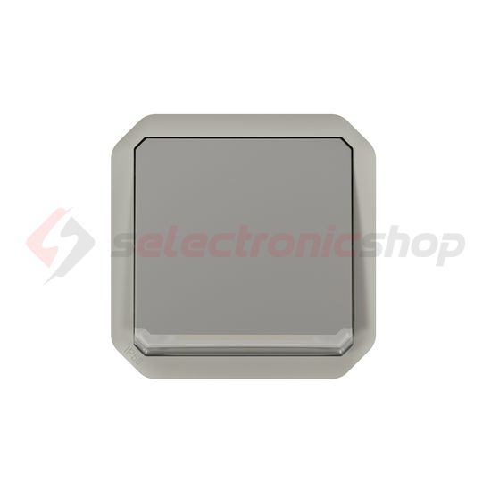 Plexo 106 váltókapcsoló betét közp. fedéllel szürke IP55 1- billentyű/gomb LEGRAND - 069512