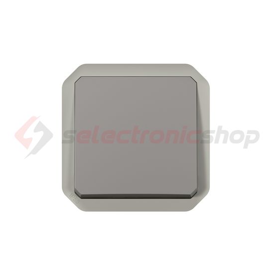 Plexo 107 keresztkapcsoló betét közp. fedéllel szürke IP55 1- billentyű/gomb LEGRAND - 069521