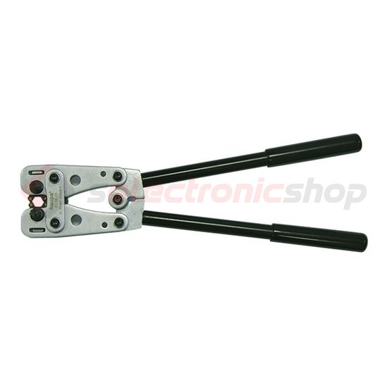 Présfogó szigeteletlen csősaruhoz standard forgatható préspofával kábelsaru/-összekötő-hoz Haupa - 210805