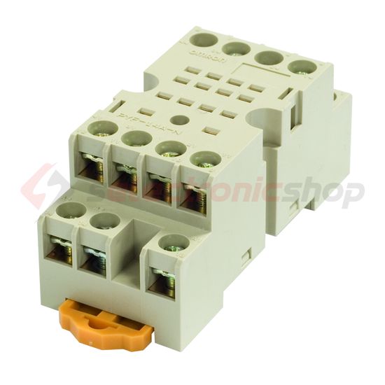 Reléfoglalat MY4/H3YN/G3F-hez csavaros DIN (kalap)sín 35mm 15-tűs PYF14A-N OMRON - 168911