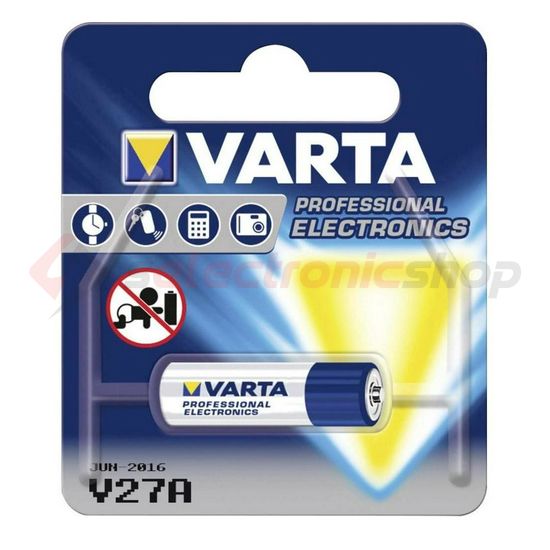 Riasztó elem V27A, A27-LR27 12V alkáli-mangán VARTA - 4 227 101 401