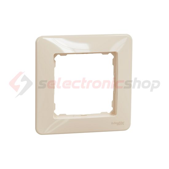 SednaDesign keret 1-es vízszintes és függőleges műanyag bézs Schneider - SDD312801