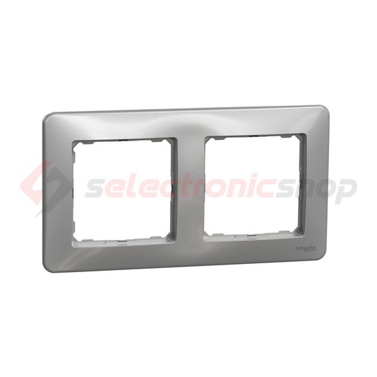 SednaDesign keret 2-es vízszintes és függőleges műanyag alumínium Schneider - SDD313802