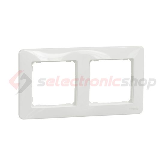 SednaDesign keret 2-es vízszintes és függőleges műanyag fehér Schneider - SDD311802