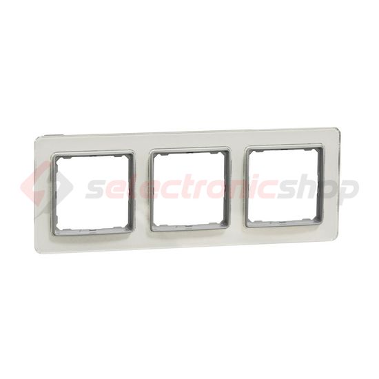 SednaElements keret opál 3-es vízszintes és függőleges műanyag Schneider - SDD360803