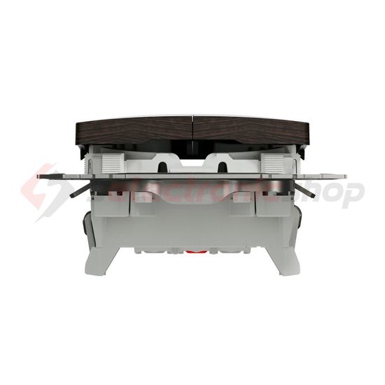 SednaÚj 105 2x1P csillárkapcsoló wenge betét adapterrel süllyesztett rugós IP20 Schneider - SDD181105