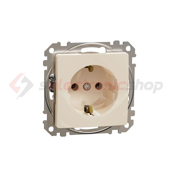 SednaÚj 162 dugalj földelt bézs IP20 süllyesztett csavaros Schneider - SDD112025