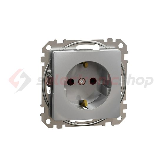 SednaÚj 162 dugalj földelt gyerekzárral alumínium IP20 süllyesztett szorítókapcsos Schneider - SDD113022