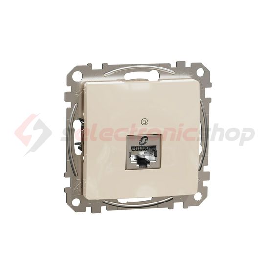 SednaÚj adatcsatlakozó dugalj STP RJ45 8(8) Cat6A(IEC) falonkívüli süllyesztett bézs Schneider - SDD112466S