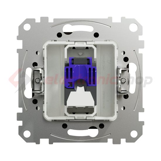 SednaÚj adatcsatlakozó dugalj UTP wenge RJ45 8(8) Cat6A(IEC) süllyesztett csavaros Schneider - SDD181466