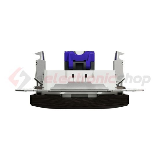 SednaÚj adatcsatlakozó dugalj UTP wenge RJ45 8(8) Cat6A(IEC) süllyesztett csavaros Schneider - SDD181466