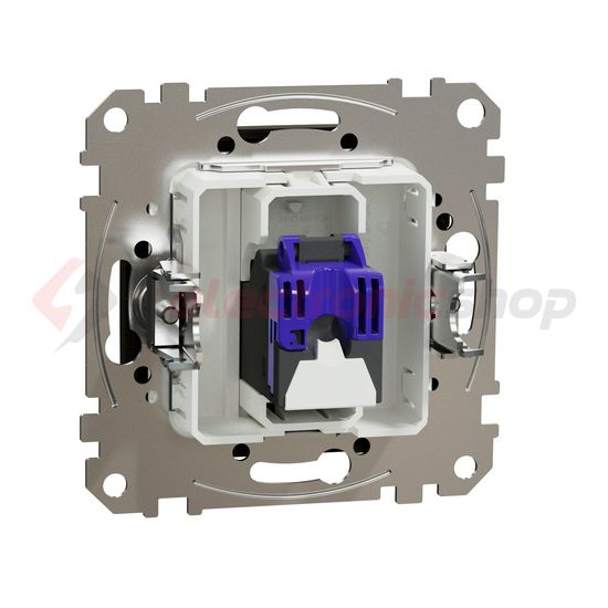 SednaÚj adatcsatlakozó dugalj UTP wenge RJ45 8(8) Cat6A(IEC) süllyesztett csavaros Schneider - SDD181466