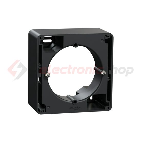 SednaÚj kiemelőkeret sorolható 4-es vízszintes és függőleges antracit műanyag IP20 Schneider - SDD114901