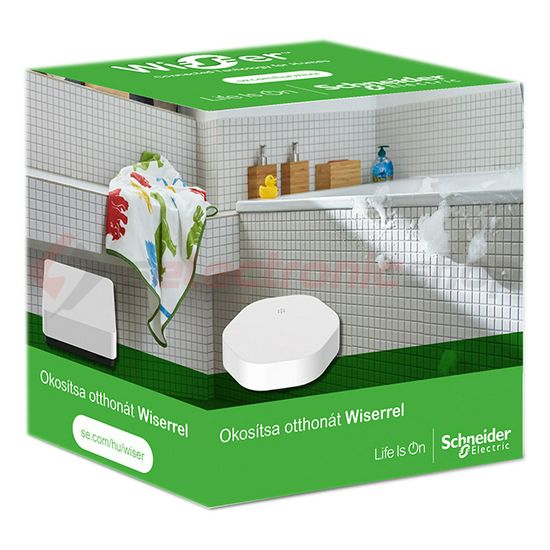 SednaWiser fürdőszobai csomag betét közp. fedéllel fehér 10A elektronikus süllyesztett Schneider - EEE_WISER_03F