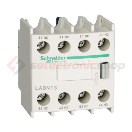 Segédérintkező blokk D-hez előlapra rádugható 1-z 3-ny 10A/AC15/230V TeSys LAD-N Schneider - LADN13