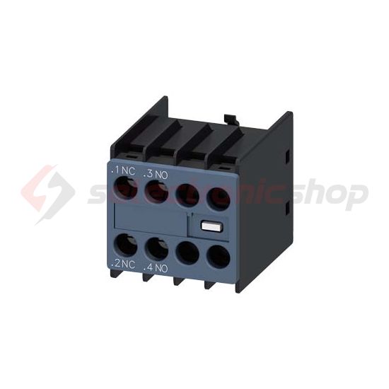 Segédérintkező blokk homlokoldali 3RH(T)2--höz 1z 1ny 6A/AC15/230V csavaros SIRIUS SIEMENS - 3RH2911-1HA11