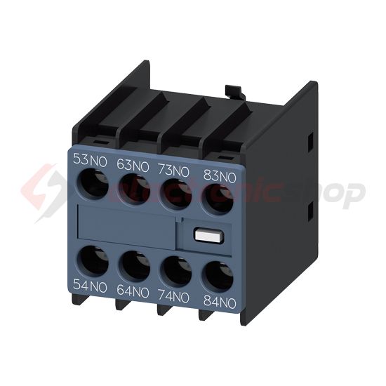 Segédérintkező blokk homlokoldali 3RH2--höz 4z 6A/AC15/230V csavaros SIRIUS SIEMENS - 3RH2911-1GA40