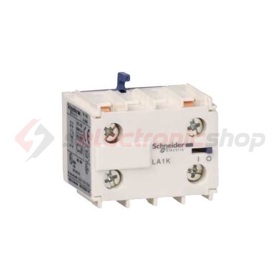 Segédérintkező blokk K-hoz előlapra rádugható 1-z 1-ny 10A/AC15/230V TeSys LA1-K Schneider - LA1KN11