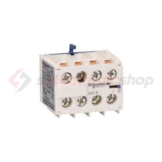 Segédérintkező blokk K-hoz előlapra rádugható 2-z 2-ny 10A/AC15/230V TeSys LA1-K Schneider - LA1KN22