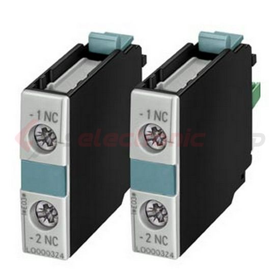Segédérintkező blokk S00-12-höz 2v 1ny 6A/AC15/230V előlapra csavaros SIRIUS SIEMENS - 3RH1921-1CA01