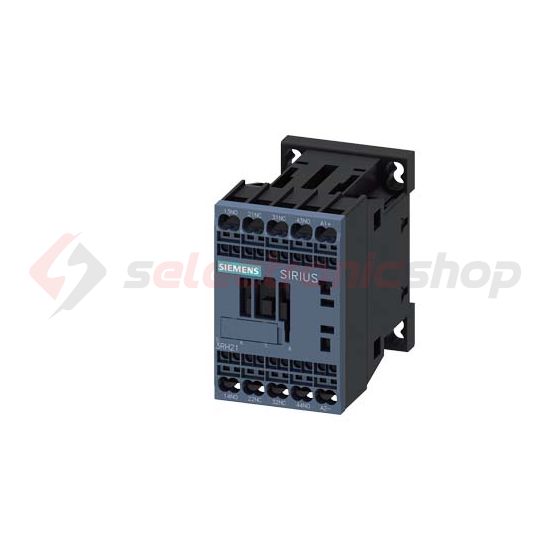 Segédkontaktor (s.kapcsoló) 3A/400V 2-z 2-ny 3RH SIEMENS - 3RH2122-2BB40