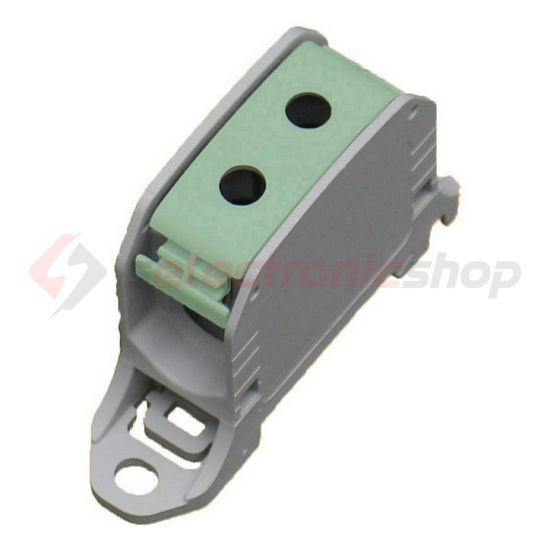 Sorkapocs TS35 Al/Cu 1 x 2 x 6-50mm2/sokerű 150A zöld csavaros csavaros RKA 50 PE LEIPOLD - 087310-2-3