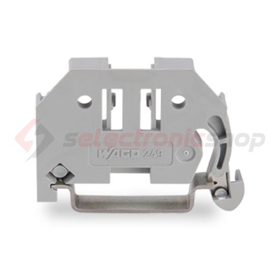 Sorkapocs végbak TS35 csavarmentes műanyag szürke WAGO - 249-116