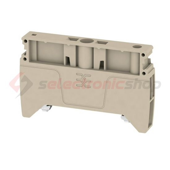 Sorkapocs végbak TS35 csavaros műanyag bézs AEB 35 SC/1 Weidmüller - 1991920000