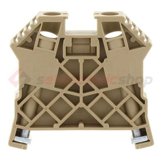 Sorkapocs végbak TS35 csavaros műanyag bézs ES 35/2/K BG CONTA-CLIP - 2826.2