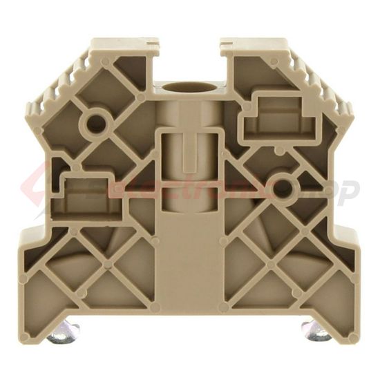 Sorkapocs végbak TS35 csavaros műanyag bézs ES 35/K/ST BG CONTA-CLIP - 2828.0