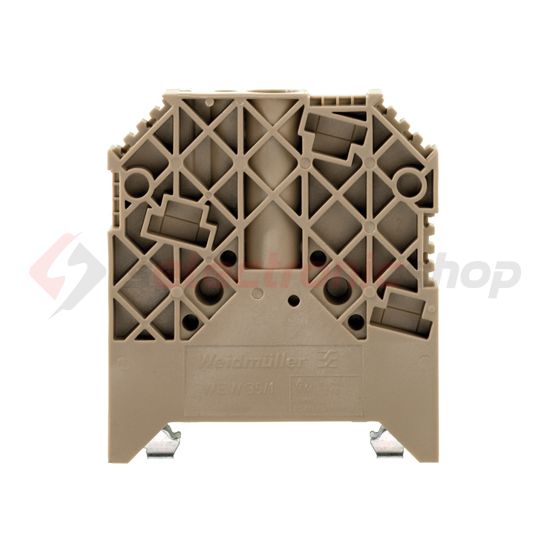 Sorkapocs végbak TS35 csavaros műanyag bézs WEW 35/1 Weidmüller - 1059000000