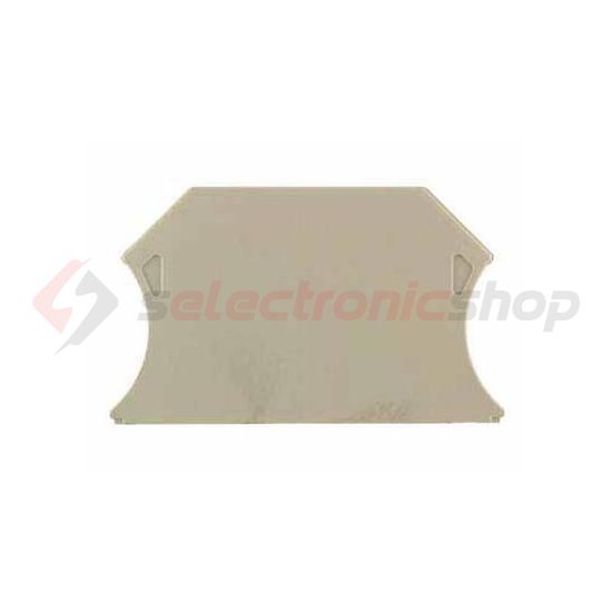 Sorkapocs véglap bézs 1.5mm-va WAP 2.5-10 Weidmüller - 1050000000