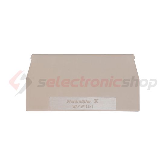 Sorkapocs véglap bézs 1.5mm-va WAP WTL6/1 Weidmüller - 1068300000