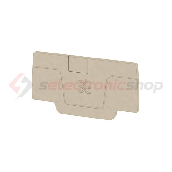Sorkapocs véglap bézs 2.1mm-va AEP 2C 2.5 Weidmüller - 1514400000