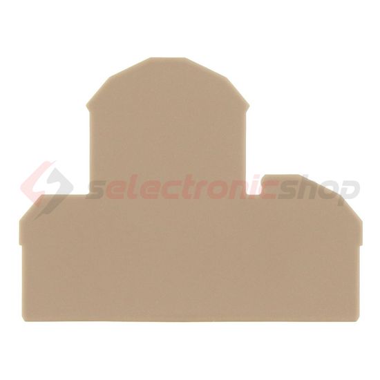 Sorkapocs véglap RKD2,5,RKD4 sorkapocshoz bézs 1.5mm-va AP 4 BG CONTA-CLIP - 2101.2