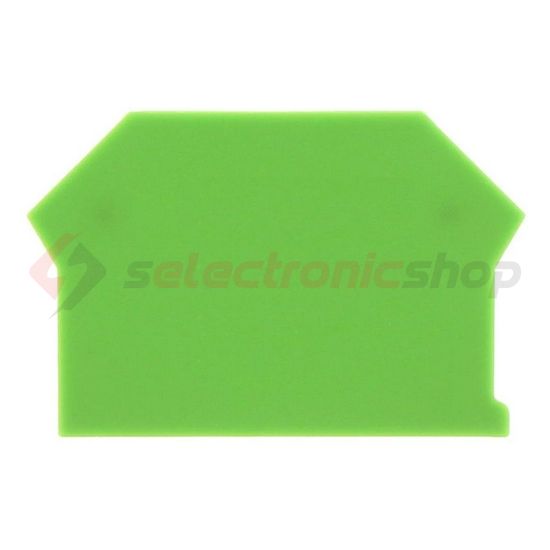 Sorkapocs véglap SRK2,5/2A-SRK10/2A,RK2,5-4,RK6-10,TSK,FF,SF zöld AP 2,5-10 GN CONTA-CLIP - 2001.1