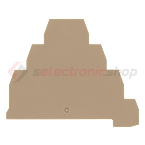 Sorkapocs véglap VMAK2,5 sorkapocshoz bézs 1.5mm-va AP VMAK 2,5 BG CONTA-CLIP - 2862.2