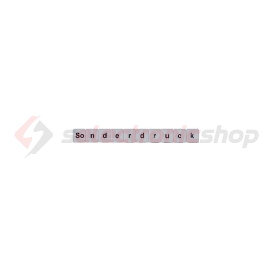 Sorkapocsjelölő csík L1,L2,L3,N,PE vízszintes fehér SB 5/10 FW L1;L2;L3;N;PE WH CONTA-CLIP - 2471.0003