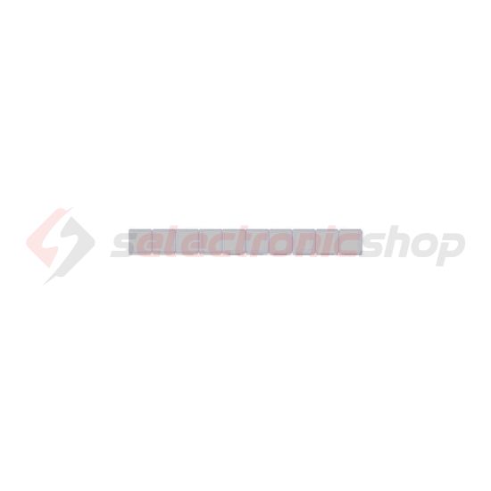 Sorkapocsjelölő csík üres vízszintes és függőleges fehér 6mm-modultáv SB 6/10 WH CONTA-CLIP - 2035.0