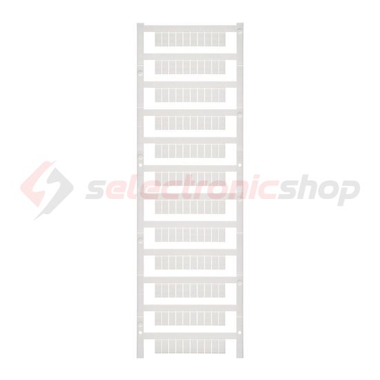Sorkapocsjelölő lap feliratozható 10x5mm fehér 5mm-modultáv MF 10/5 MC NE WS Weidmüller - 1677160000