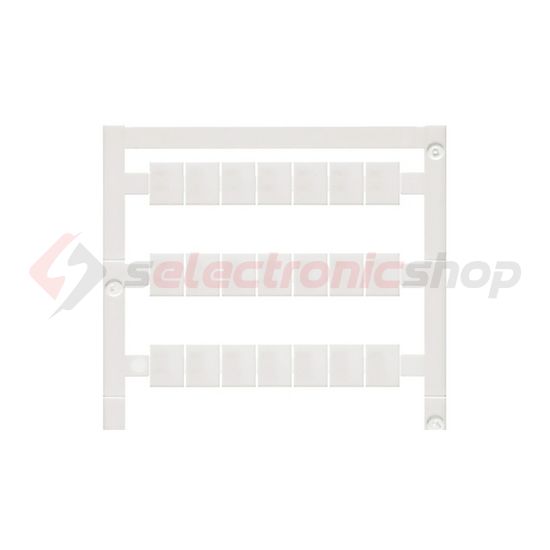 Sorkapocsjelölő lap feliratozható 10x8mm fehér 8mm-modultáv WS 10/8 PLUS MC NE WS Weidmüller - 1905950000