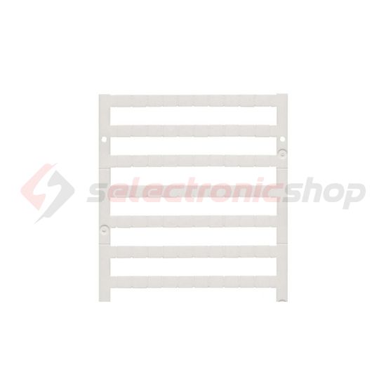 Sorkapocsjelölő lap feliratozható 6x5mm fehér 6mm-modultáv DEK 5/6 PLUS MC NE WS Weidmüller - 1011320000