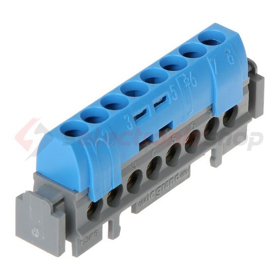 Sorkapocssín N szigetelt 8x1,5-16mm2 kék 80A réz kezeletlen Lexic LEGRAND - 004842