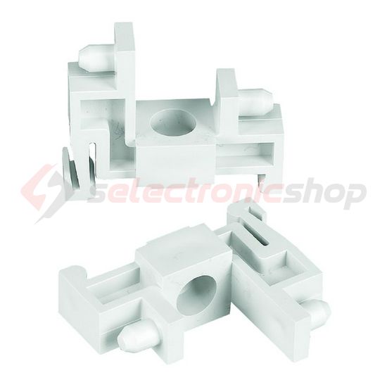 Sorkapocstartó 35mmx 15mmx 42.5mm műanyag szürke 7035-RAL KT-3 EATON - 275445