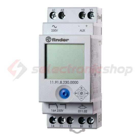 Sorolható alkonykapcsoló érzékelővel 230V 50-60Hz 1-150lx 2000W/izzó 2M 11.91.8.230.0000 FINDER - 119182300000