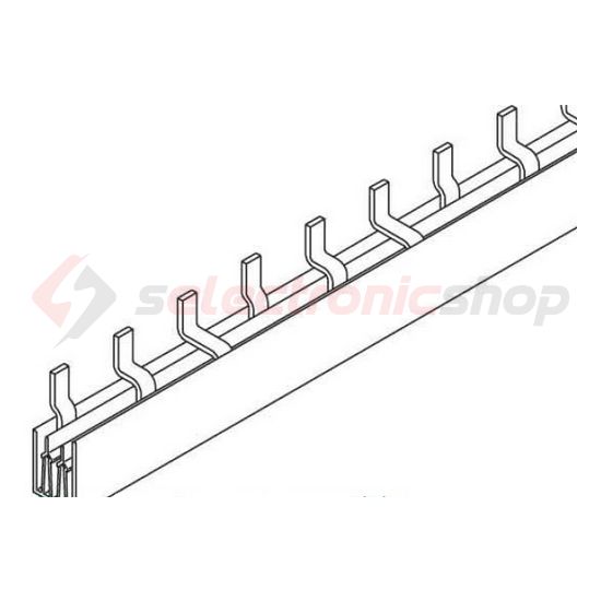 Sorolósín csapos 3F 3P 220A 36M 36mm2 1000mmx szigetelt 12-készülék 4kV S-3L-27-1000/36 Pollmann - 2226301