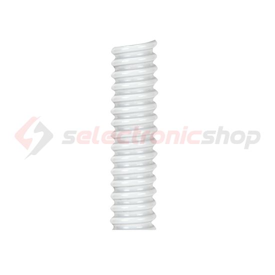 Spirálcső flexibilis 30m 8mm-átmérő PVC 320N-nyomásálló szürke UV-álló Diflex GEWISS - DX30008