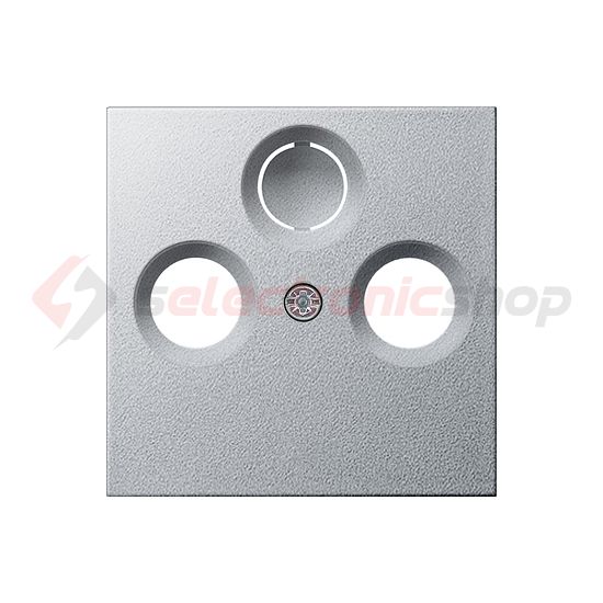 ST55 fedlap TV-R-SAT központi fedlap alumínium IP20 műanyag csavar GIRA - 086926