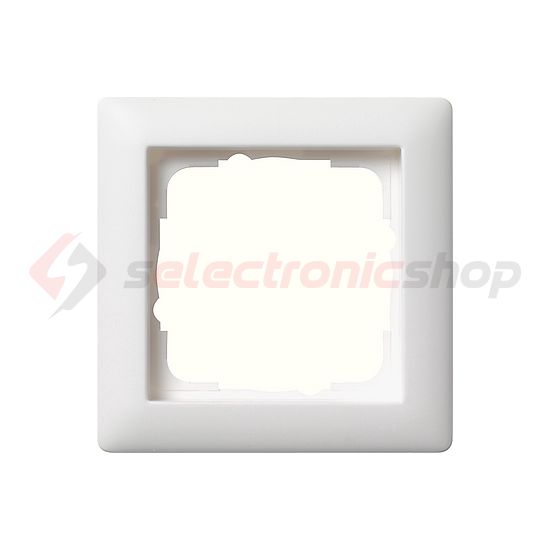 ST55 keret 1-es vízszintes és függőleges műanyag fehér matt GIRA - 021104