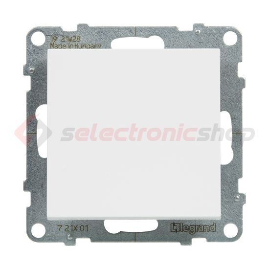 Suno 101 1P kapcsoló 101 1P kapcsoló betét közp. fedéllel fehér süllyesztett rugós IP20 LEGRAND - 721101